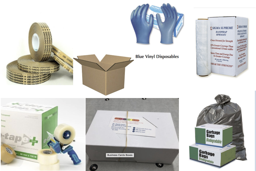 Packing (Boxes) And Bindery Supplies