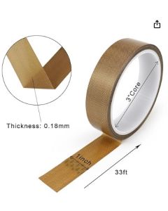 Adhesive Tape for Vacuum Sealer Machine 0.18mm x 1inch x 33feet
